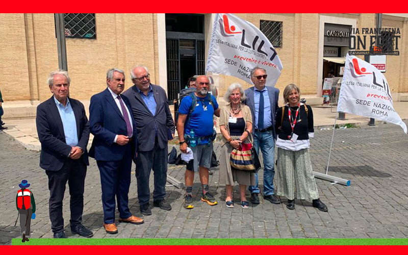 Il Pellegrino della salute LILT è giunto a Roma: un successo la 3° edizione dell’evento